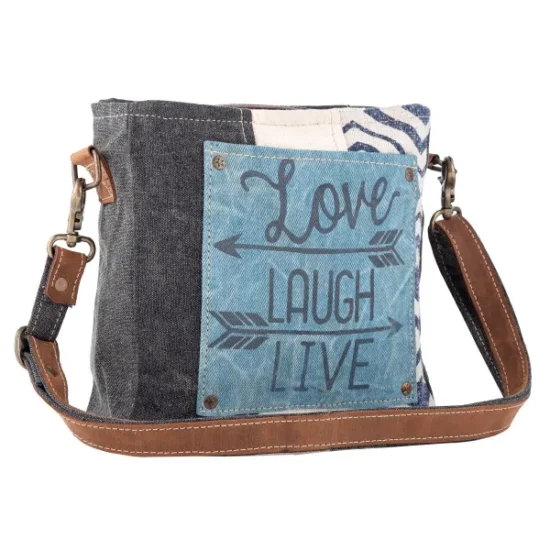 Denim Crossbody Bag - Image 2
