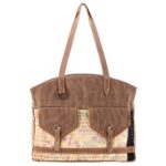 London Brown Small Tote Bag