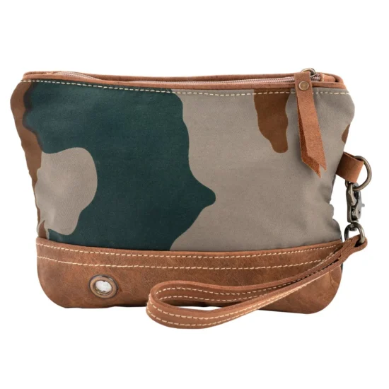 Camouflage Leather Pouch