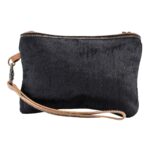 Fully Black Hair-on Pouch