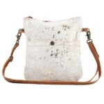 Gold White Hairon Crossbody