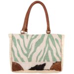 Green Wave Small Hand Bag