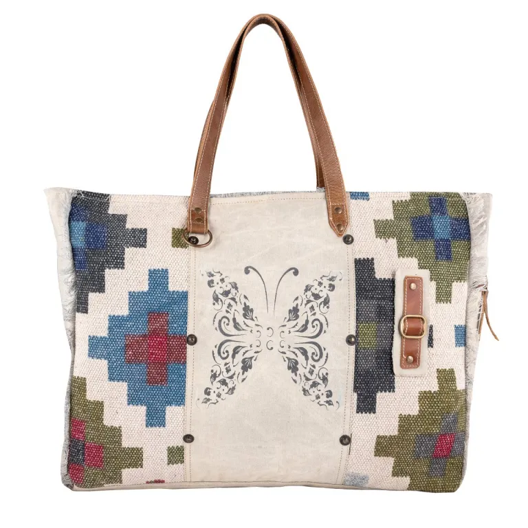 1210-1.webp Butterfly Weekender bag - Image 1