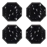 Glitzy Black Coaster