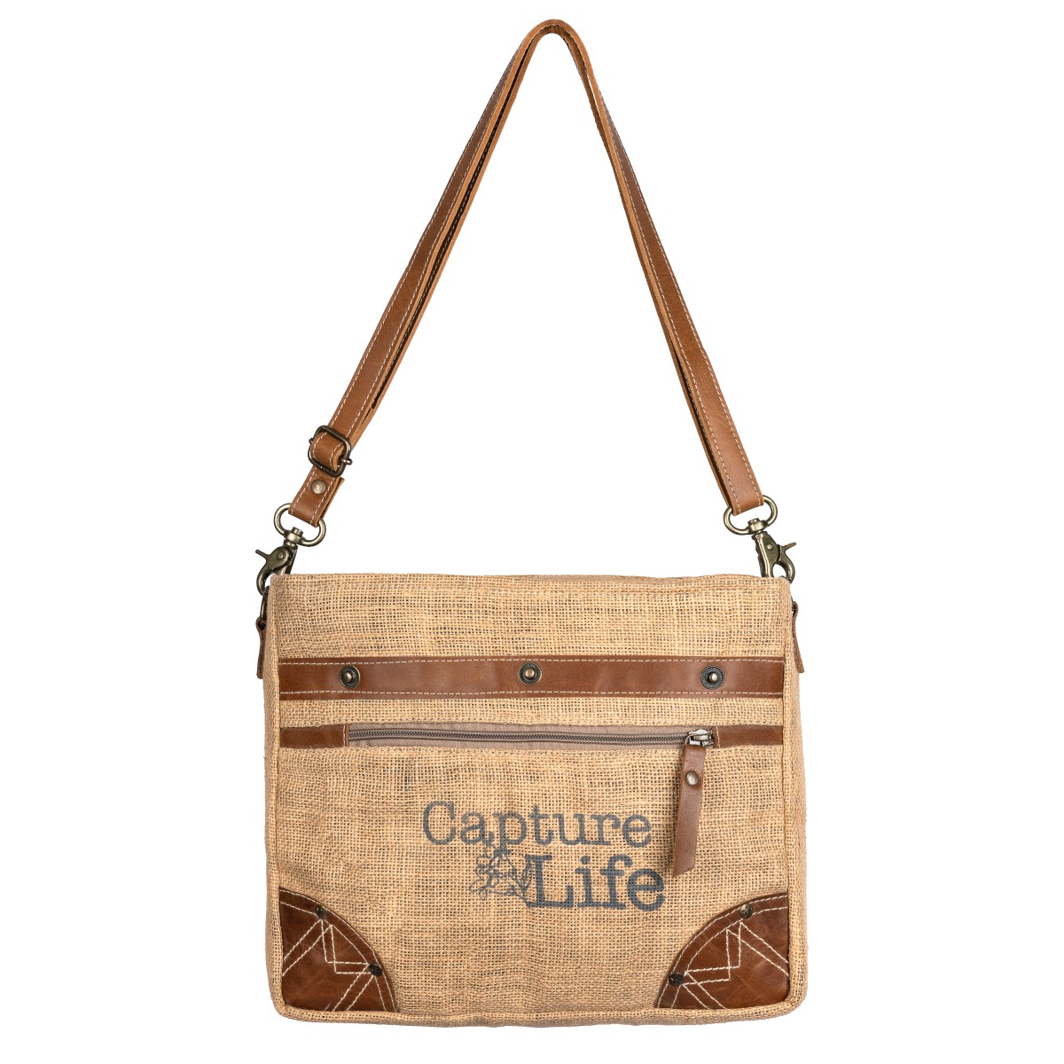 1488-1.jpg Jute Shoulder Bag - Image 1