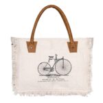 Cycle Print Hand Bag