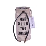 White Wash "One Beer Two Friends" Barware