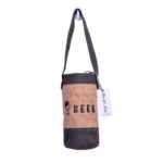 Glass with Beer Print on Jute Barware