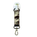 Brown and White Hairon Key Chain