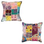 Youthful Embroidered Cushion Cover (Set of 2)
