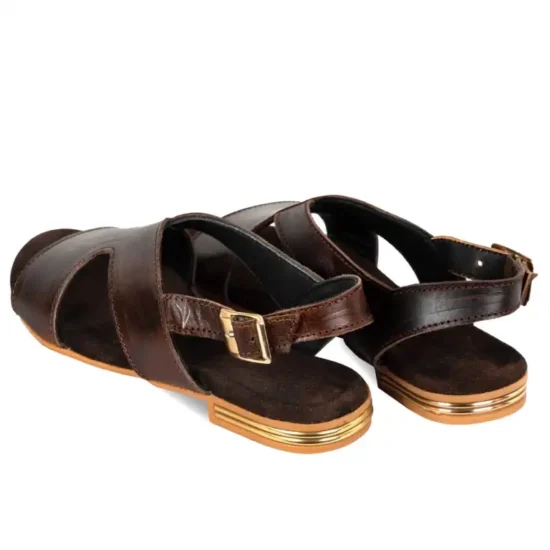 Dark Brown Sandals - Image 5