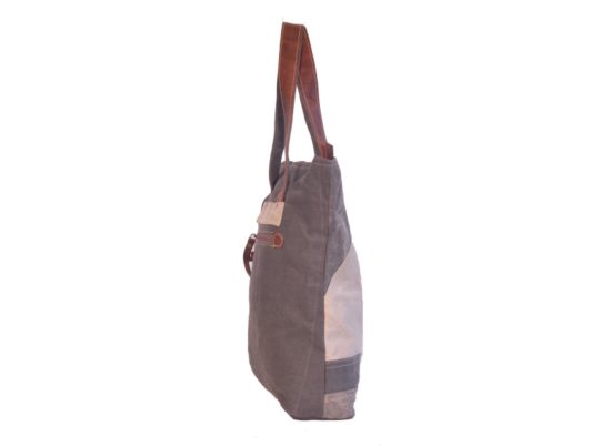 Star Print On White Washed Tote Bag - Image 3