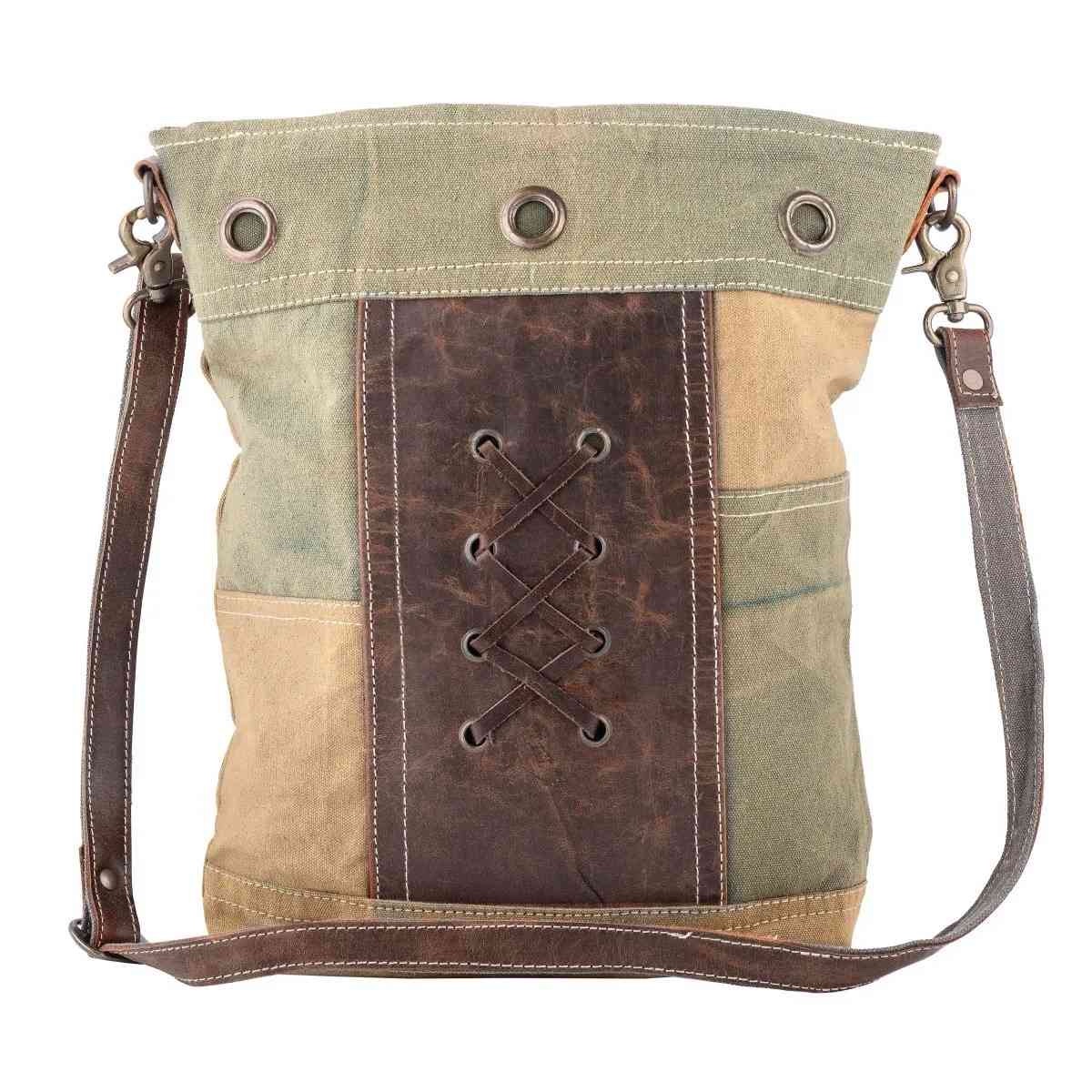 img_9972 Toned Leaves Shoulder Bag - Image 1